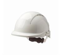 Centurion White Safety Helmet, Reduced Peak, Vented