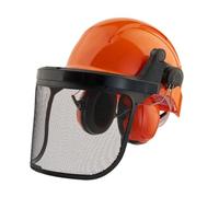 Centurion Concept Forestry Chainsaw Safety Helmet with Visor, Impact-Resistant Hard Hat with Ear Defenders & Nylon Mesh Visor