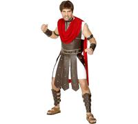 Mens Centurion Costume Adults Roman Gladiator Fancy Dress Spartan Warrior New