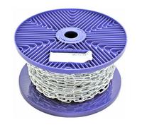 Centurion Europe 6.5mm X 36mm Zinc Plated Welded Steel Chain, 15M Heavy Duty, Ideal For Outdoor & Indoor Use