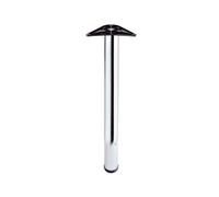 Centurion Europe 870mm Worktop Support Leg Polished Chrome Adjustable Height Heavy Duty Steel