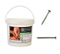 400 x Decking Screws Green 4.5 x 50mm Pozi Self Countersinking