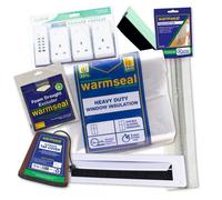 Centurion Europe Warmseal Draught Excluder Home Energy Saving Deluxe Kit White