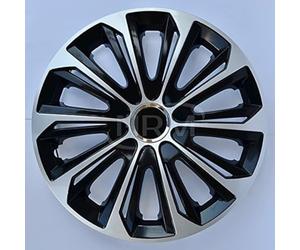 Centurion Extra Strong Wheel Trim Silver / Black 14 Inches Set of 4
