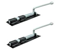 Centurion Monkey Tail Drop Down Bolts 450mm - Twin Pack | Heavy-Duty Door & Gate Drop Bolts | Security Bolt Set for Wooden Doors, Gates & Sheds