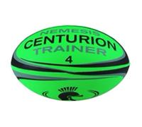 CENTURION Neon Green Nemesis Training Rugby Ball, Size 4