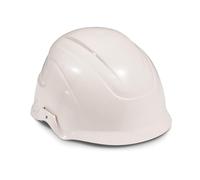 Centurion Nexus E:Protect White Non-Vented Plant-Based Hard Hat Helmet, Wheel Ratchet, Industrial Safety Head Protection For Men and Women UK