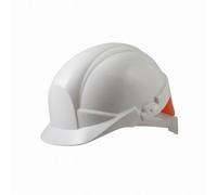 Centurion Reflex Safety Helmet White C/w Orange Rear Flash