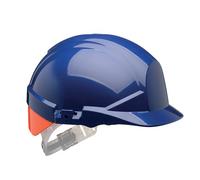 Centurion Reflex Safety Helmet with Yellow Rear Flash Blue CNS12BHVYA