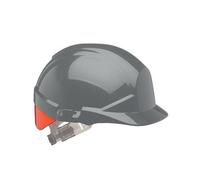 Centurion ReflexSlip Ratchet Safety Helmet with Orange Rear Flash Grey CNS12EHVOA