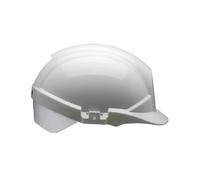 Centurion ReflexSlip Ratchet Safety Helmet with Silver Rear Flash White CNS12WSA