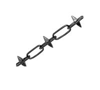 Centurion RENMC146L Black Steel Spiked Diamond Chain Alternate Link, 5m x 6mm