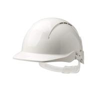Centurion S08CWA Concept Safety Helmet, Reduced Peak Non Vented, White
