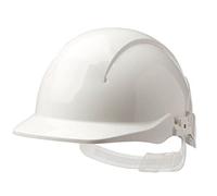 Centurion Safety Helmet Concept S09CWA, Full Peak, Non-Vented, Slip Ratchet, White