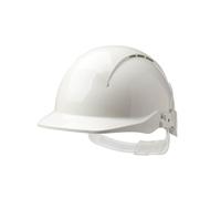 Centurion Concept Core Full Peak Slip Ratchet Vented Safety Helmet White CNS09CWF