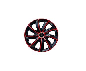 Centurion STIG Wheel Trims 13 Inches Extra Red / Black Set of 4