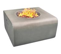 Centurion Supports ADELPHI Garden Outdoor Fire Pit with Stone Finish - Fully Assembled in Dark Grey Centurion Supports Dark Grey