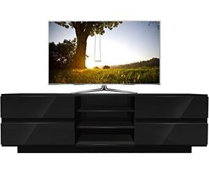 Centurion Supports Avitus Gloss Black Designer Stand upto 65inch Flat Screen LED and LCD TV Cabinet