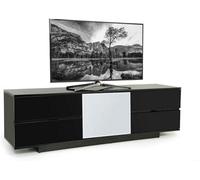 Centurion Supports Avitus Ultra Remote Friendly Beam-Thru Premium Black With 4-Black Drawers 32"-65" Flat Screen Tv Cabinet