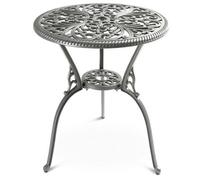 Centurion Supports Bangui Garden And Patio Cast Aluminium Bistro Table Grey