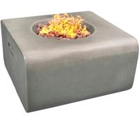 Centurion Supports Fireology Adelphi Dark Grey Lavish Garden Outdoor Fire Pit With Eco-Stone Finish - Fully Assembled
