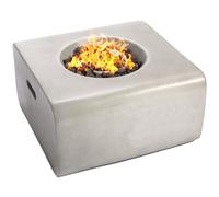 Centurion Supports Fireology Adelphi Light Grey Lavish Garden Outdoor Fire Pit With Eco-Stone Finish Fully Assembled