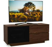 Centurion Supports GALLUS ULTRA Remote Friendly BeamThru Walnut with 2-Walnut Drawers 32"-55" Flat Screen Cabinet TV Stand
