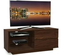 Centurion Supports GALLUS Walnut with 2-Walnut Drawers for 32"-55" LED/OLED/LCD TV Cabinet - FULLY ASSEMBLED