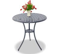 Centurion Supports OSHOWA Garden and Patio Grey Cast Aluminium Bistro Table
