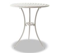 Centurion Supports OSHOWA Garden and Patio White Cast Aluminium Bistro Table