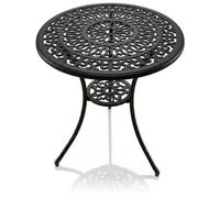 Centurion Supports Positano Black Garden And Patio Cast Aluminium Bistro Table