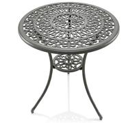 Centurion Supports POSITANO Garden and Patio Grey Cast Aluminium Bistro Table - Grey