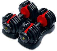 Centurion Supports Strongology Urban25 Pair Home Fitness Black Red Adjustable Smart Dumbbells From 2.5Kg Up To 25Kg Training Weights