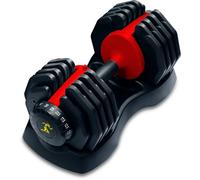 Centurion Supports Strongology Urban25 Single Home Fitness Black Red Adjustable Smart Dumbbell From 2.5Kg Up To 25Kg Training Weights