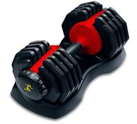 Centurion Supports Strongology Urban25 Single Home Fitness Black Red Adjustable Smart Dumbbell From 2.5Kg Up To 25Kg Training Weights