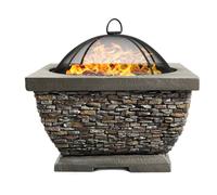 Centurion Supports TONTERIA Garden & Patio Heater Fire Pit BBQ with Stone Finish Centurion Supports Multicolor