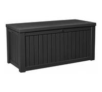 Centurion Supports TUNGSTEN 450 Litre Waterproof Extra Large Lockable Garden Storage Box in Black Centurion Supports Black