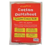Centurion TB09L 24' x 3' Cotton Twill Dust Sheet (1.2kg), Multi-Colour