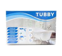 Centurion TUBBY Bath Resurfacing & Repair Paint Kit - Professional White Enamel Finish for Bathtubs, Tiles & Sinks - Durable 2-Part Epoxy Refinishing Set - Ideal for Ceramic, Acrylic & Fibreglass
