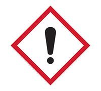 CenturionIrritant Exclamation Mark GHS Label - Health & Safety Warning - Self-Adhesive Vinyl Sticker - 100mm x 100mm