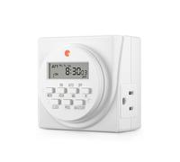 Century 7 Day Heavy Duty Digital Programmable Timer - Dual Outlet by Century Timer