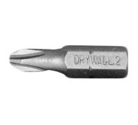 Century Drill & Tool 68400 Premium S2 Steel #2 Phillips Drywall Insert Screwdriving Bit, 2 Pack