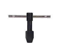 Century Drill & Tool 98502 T-Handle Tap Wrench, 1/4" - 1/2" | Collet Grips Taps & Extractors, Sliding Handle for Leverage, 3/8" Hex Drive End, Hardened Carbon Steel