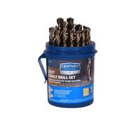 "Century Drill & Tool Cobalt Drill Pod Set 1/16"" To 1/2"" By 64Ths, 29-Piece" (26929)