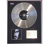 Century Music Awards GEORGE MICHAEL - Limited Edition CD Platinum Disc - OLDER