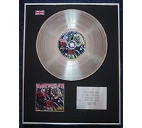 Century Presentations Iron Maiden - Limited Edition CD Platinum LP Disc - Number of the Beast