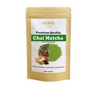CENVEL® Chai Matcha Green Tea Powder | Premium Grade | Use for Drinking, Cooking, Baking, Smoothie | Increase Energy - Boost Metabolism - Improve Mental Focus | Vegan & Vegetarian Friendly (100g)