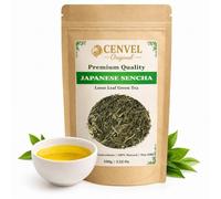CENVEL® Japanese Sencha Green tea | 100% Pure Natural Loose Leaf Sencha Green Tea | Premium Quality | From Kagoshima Region | Pesticides Free. GMO Free (100g)