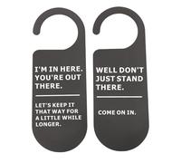 CENWA 2 Pcs Recording Door Hanger Recording in Progress Do Not Disturb Door Sign Home Office (Recording H EU)