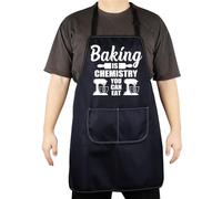 CENWA Baking Gifts Baker Gift Cooking Chef Bakers Apron Funny Baking It's Chemistry You Can Eat Apron (baking is chemistry UK)